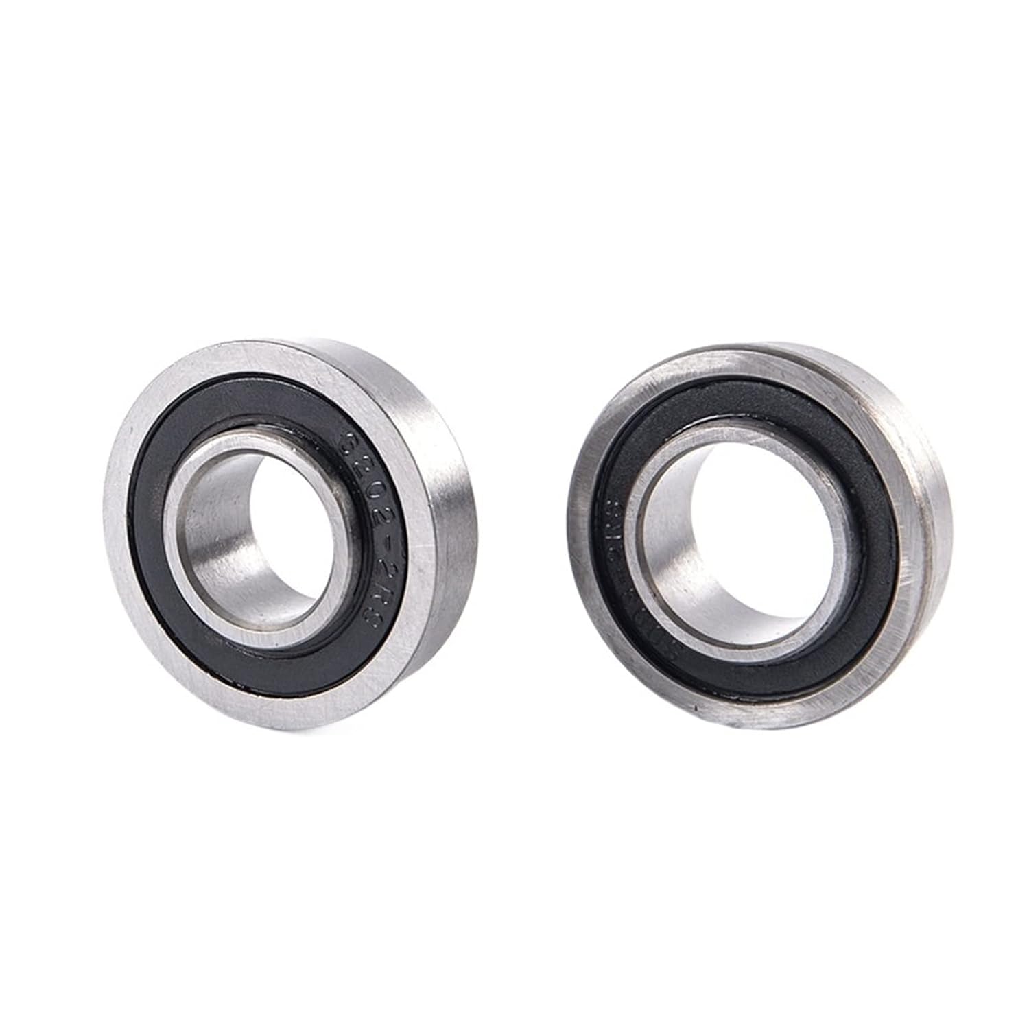 Miniature Double Sided Sealed Bearings Bearing F6202-16-2RS 13x35x11mm Flange ABEC-1 Miniature Deep Groove Garden Trolley Ball Sealed Wheelbarrow Bearing(12.8mm)