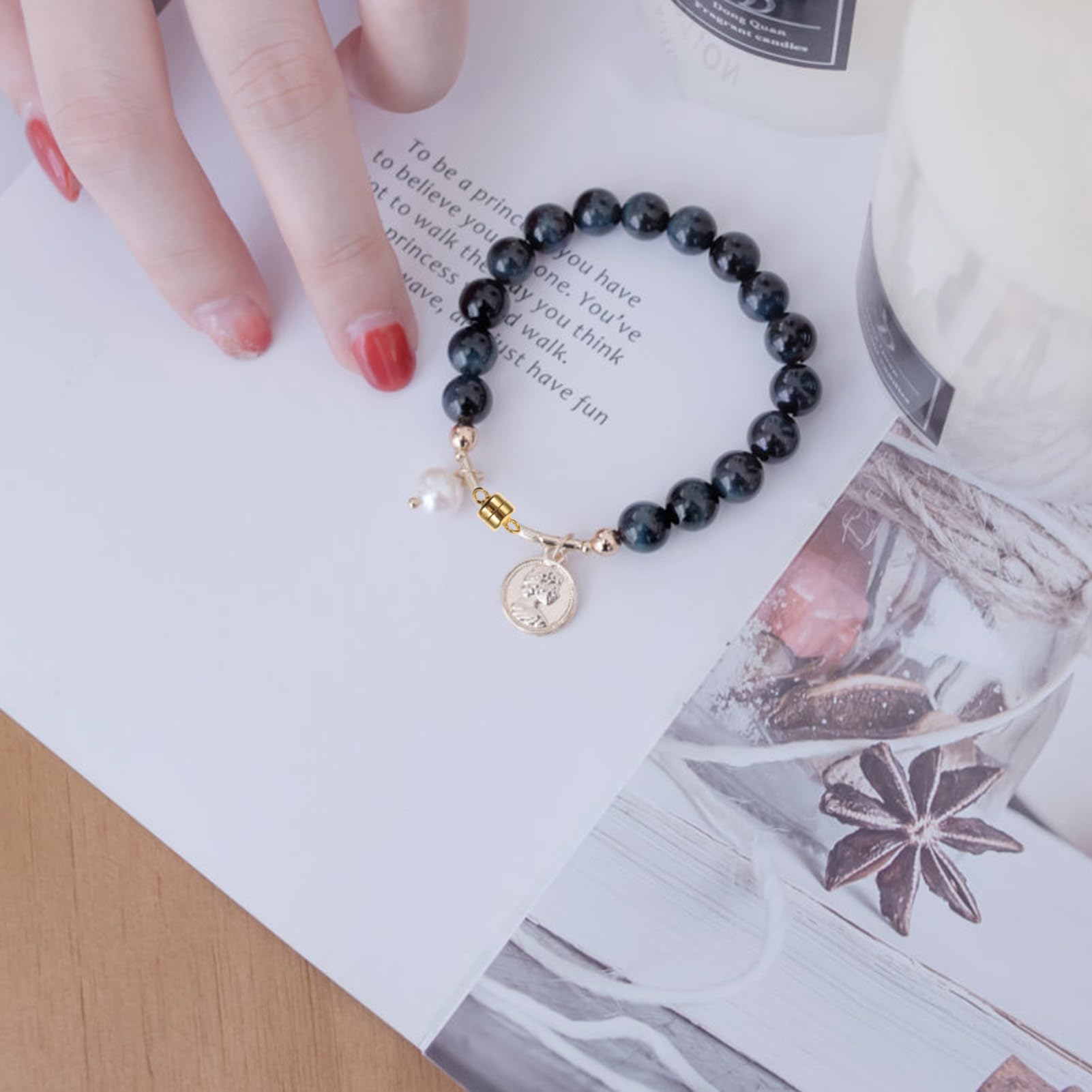 MAGICLULU 5stücke Magnetverschluss Für Schmuck Magnetische Verschlüsse Für Armbänder Und Halsketten Schmuckverbinder