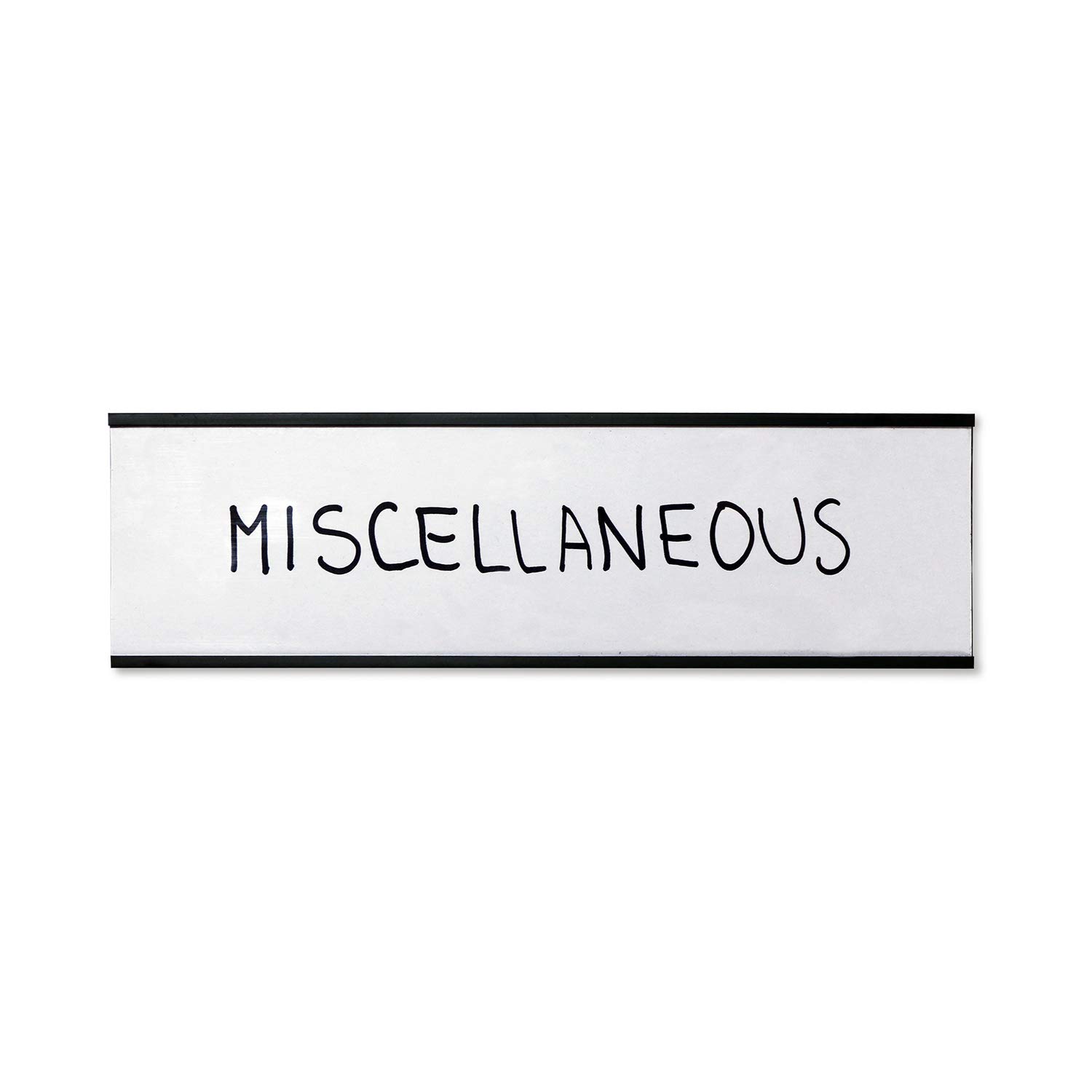 SmartSign - Supporto magnetico per etichette a forma di C, 6,3 x 20,3 cm, confezione da 10