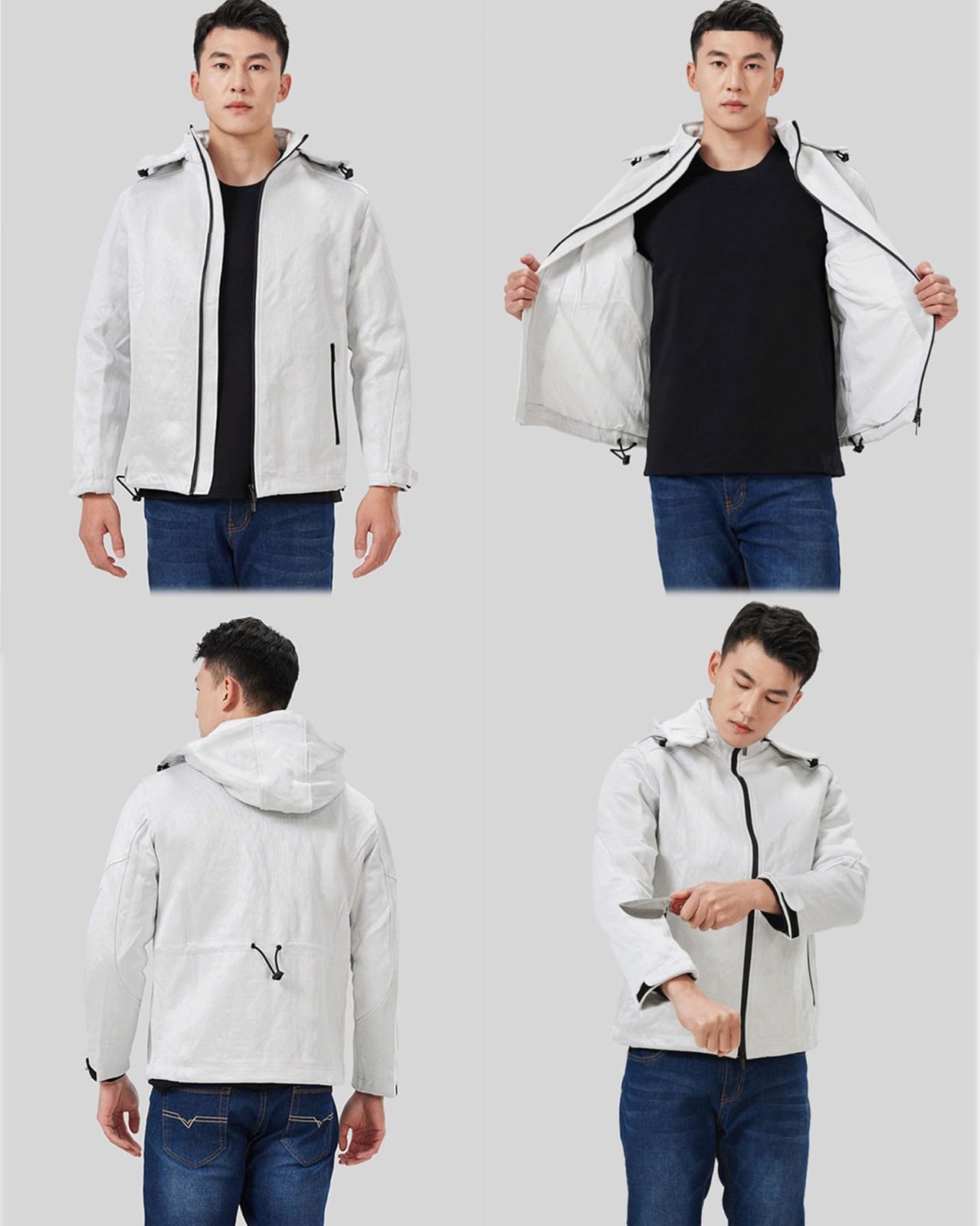 stichschutzweste stichfeste Weste stichsichere Jacke Herren stichweste Polizei stichfeste Jacke stichfeste Kleidung schnittfeste Kleidung Stealth-Schutzmantel für Schutzausrüstung im Einsatz XL