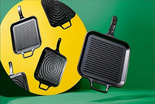 Miniatura 5 de Lodge BOLD Sartén para parrilla de hierro fundido sazonado de 12 pulgadas utensilios de cocina de diseño vanguardista