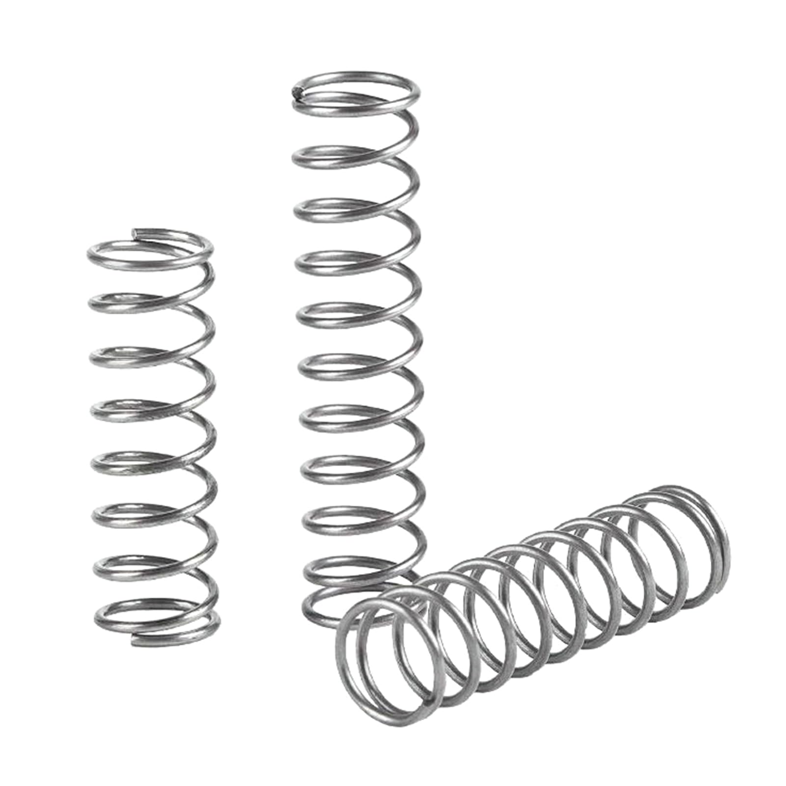 10 Pièces Acier Inoxydable Ressorts De Compression, 9 Mm OD, 0.5 Mm Fil Diamètre, 5 Mm Longueur Libre