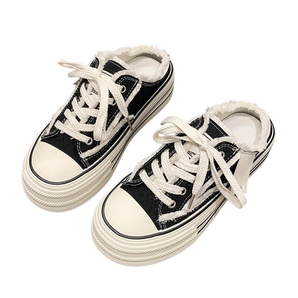 Sneakers Donna,Sneakers Basse Casual da Donna in Tela, Leggere, con Lacci E Suola Imbottita per Il Massimo Comfort.