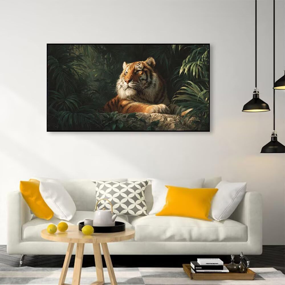 Zestawy do sztuki diamentowej z motywem lasu, dla dorosłych, 5D, kryształ, sztuka, zestaw do malowania diamentami, tygrys krzyżykowy, zestawy dla dorosłych, DIY, zestaw do haftowania, dekoracje