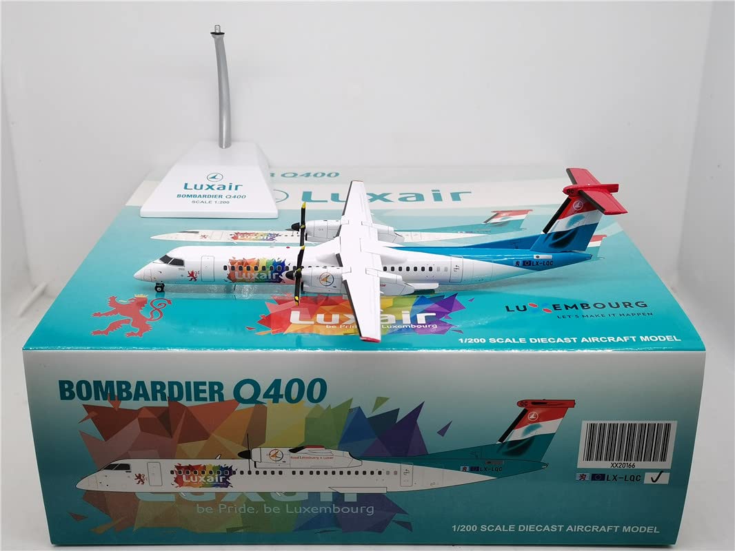 Amazon | JC Wings 1:200 XX20166 Luxair Bombardier Dash 8
