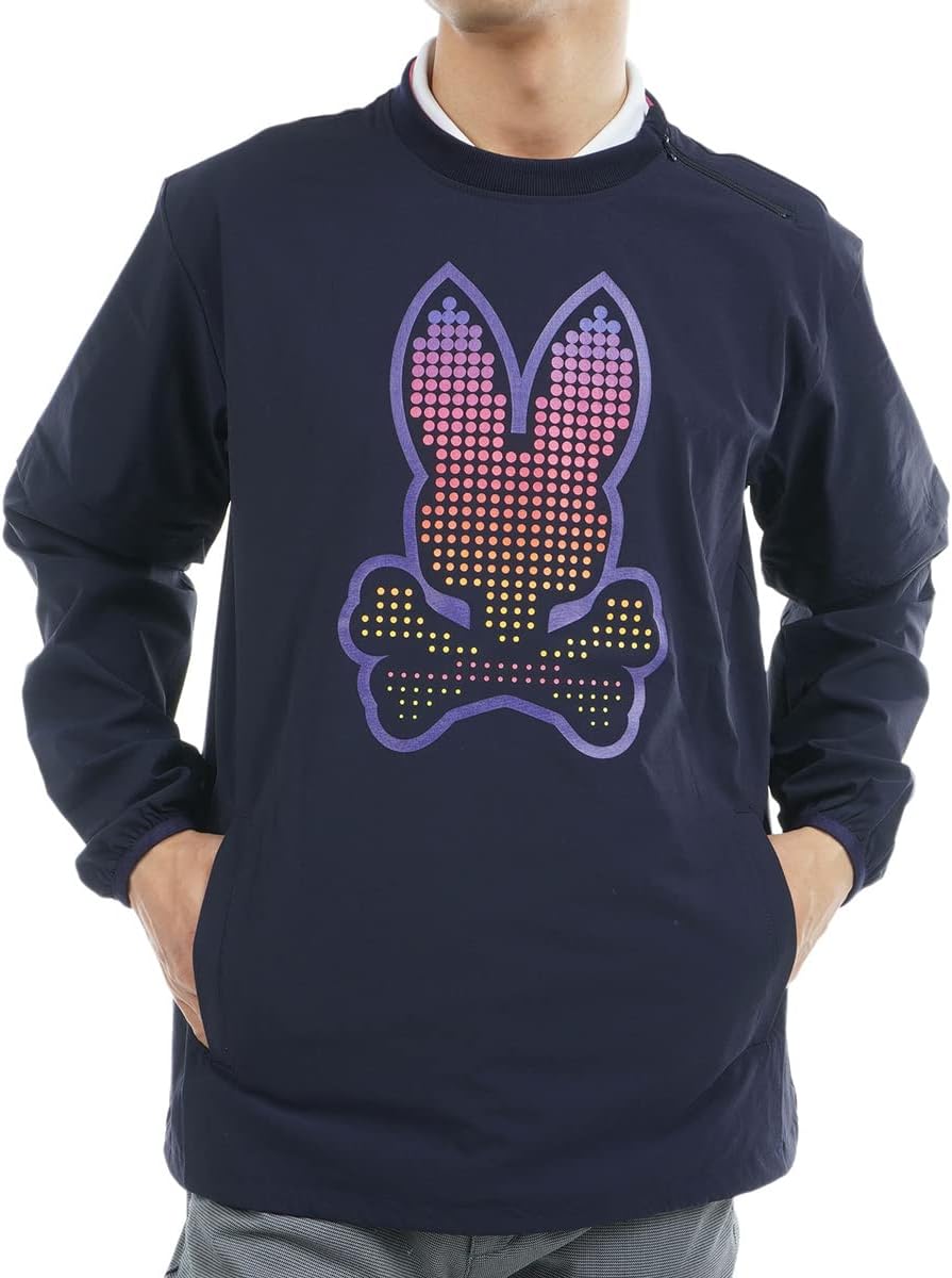 Psycho Bunny ウインドブレーカー サイズM ネイビー Psycho