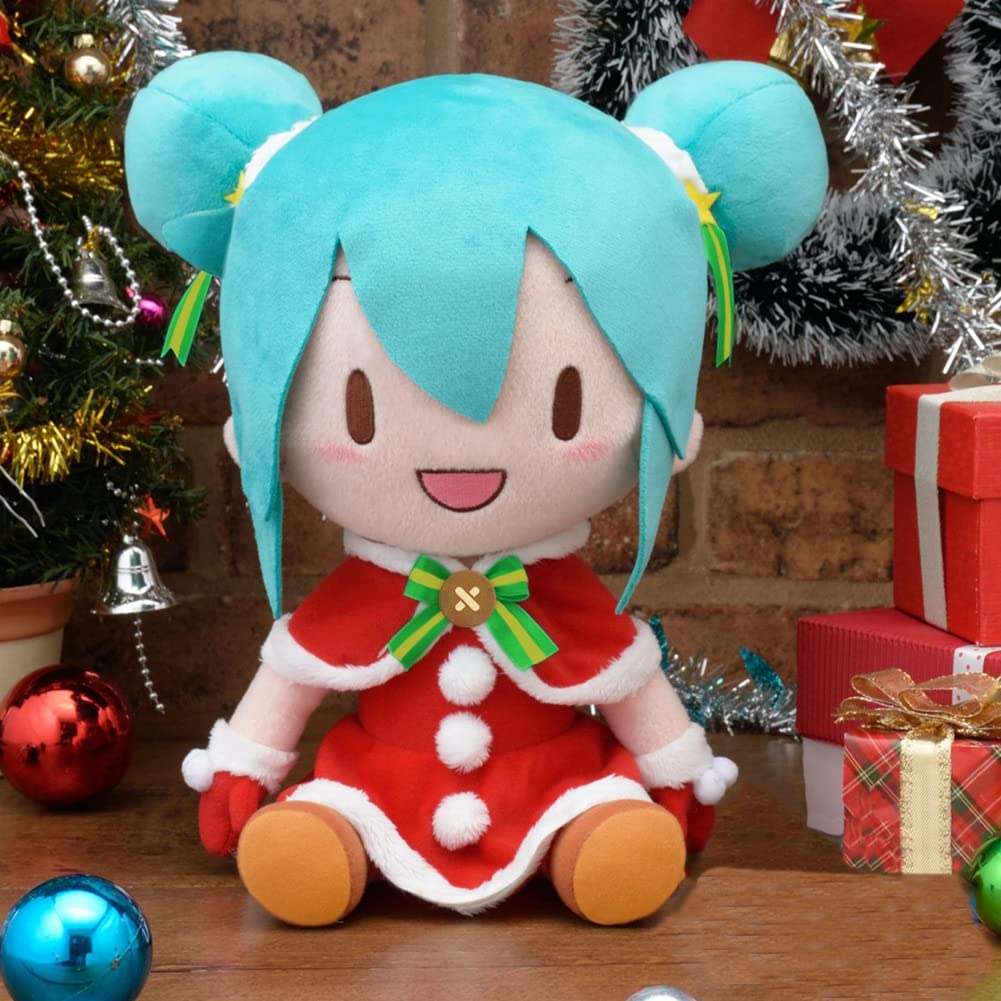 Zhongkaihua Miku Plüsch-Anime-Anhänger, weich, gefüllt, 32 cm, 4 Stück | Mit Baumwolle gefüllt, Manga-Merch-Geschenke, Sammlerstücke, Ornament, Heimdekoration