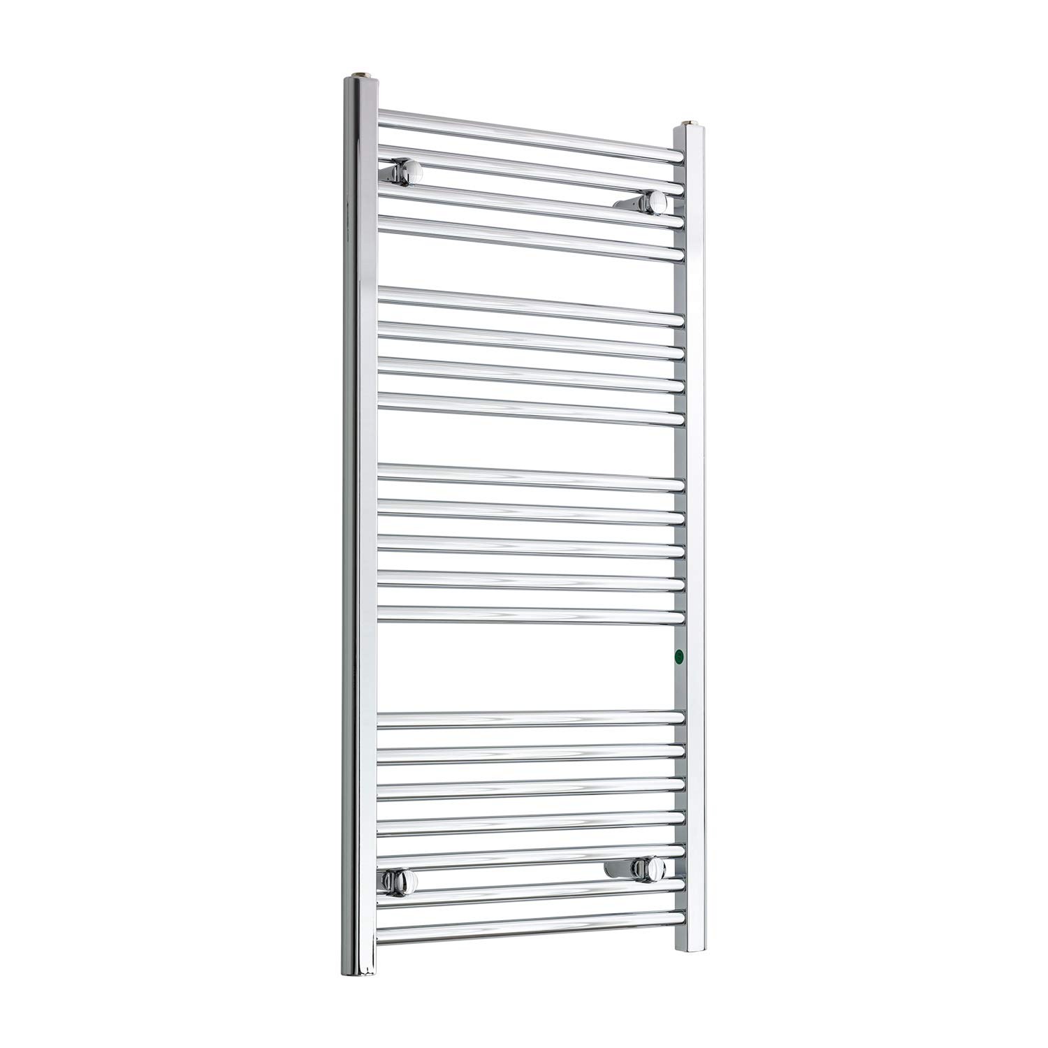 Companyblue Chrome 550Mm Wide Straight Heated Towel Rail Radiator Ladder Bathroom Warmer (1100 X 550 Mm)