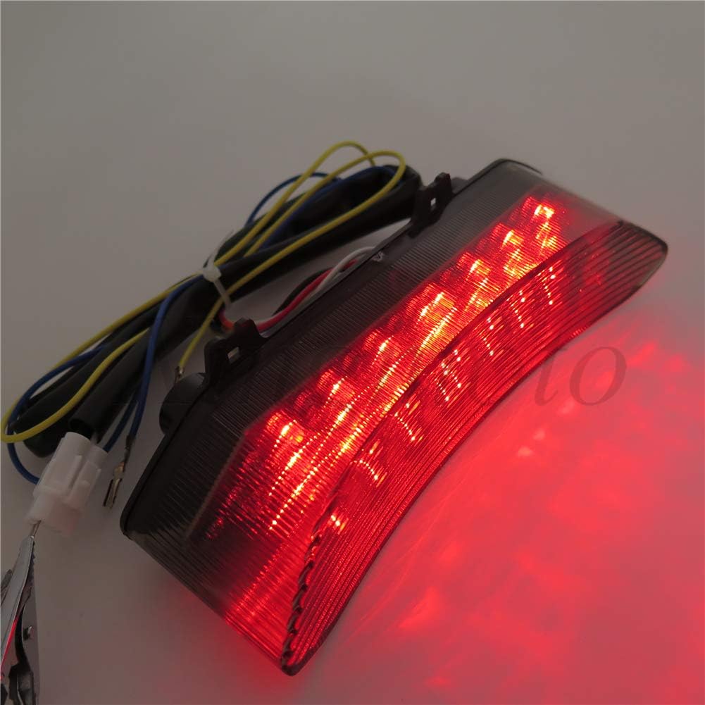Motorcycle LED Tail Light Brake Light Turn Signals for 2002-2003 for Yamaha YZF R1 YZF-R1 YZFR1 Smoke