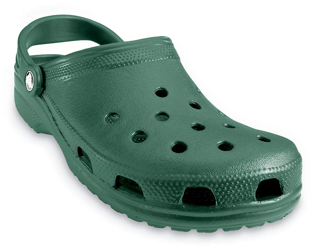 Crocs Men's and Women's Classic Clog | Comfortable Slip On Casual Water Shoe, White, 7 UK Women / 6 UK Men