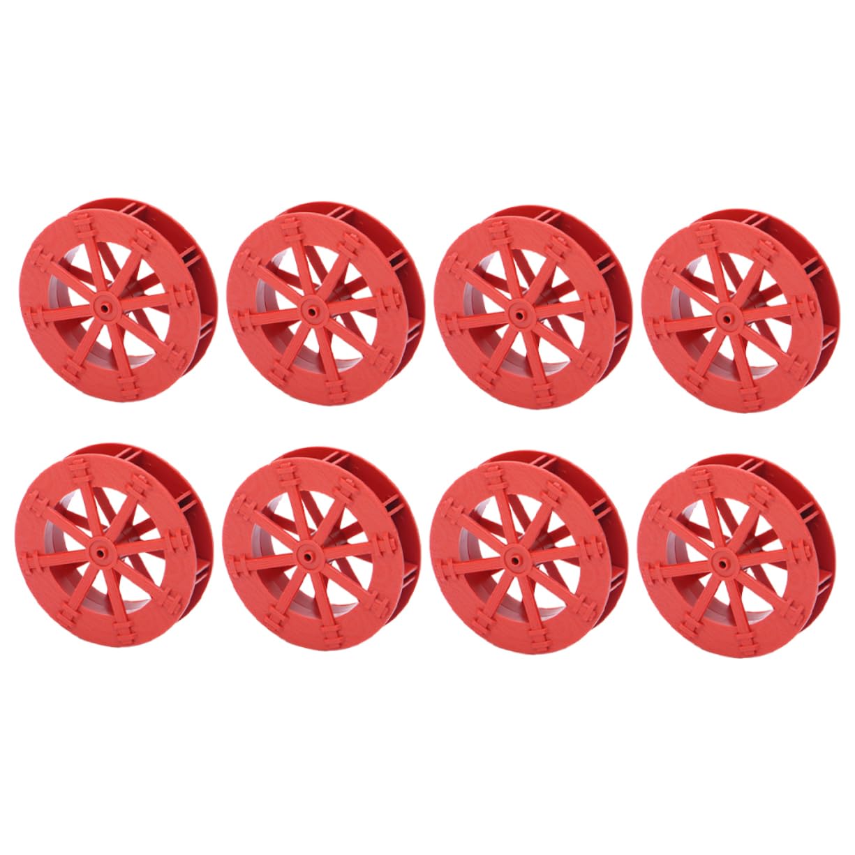 Happyyami Water Wheel Toy Accessories 8pcs Mini Water Wheel for Aquarium Rockery