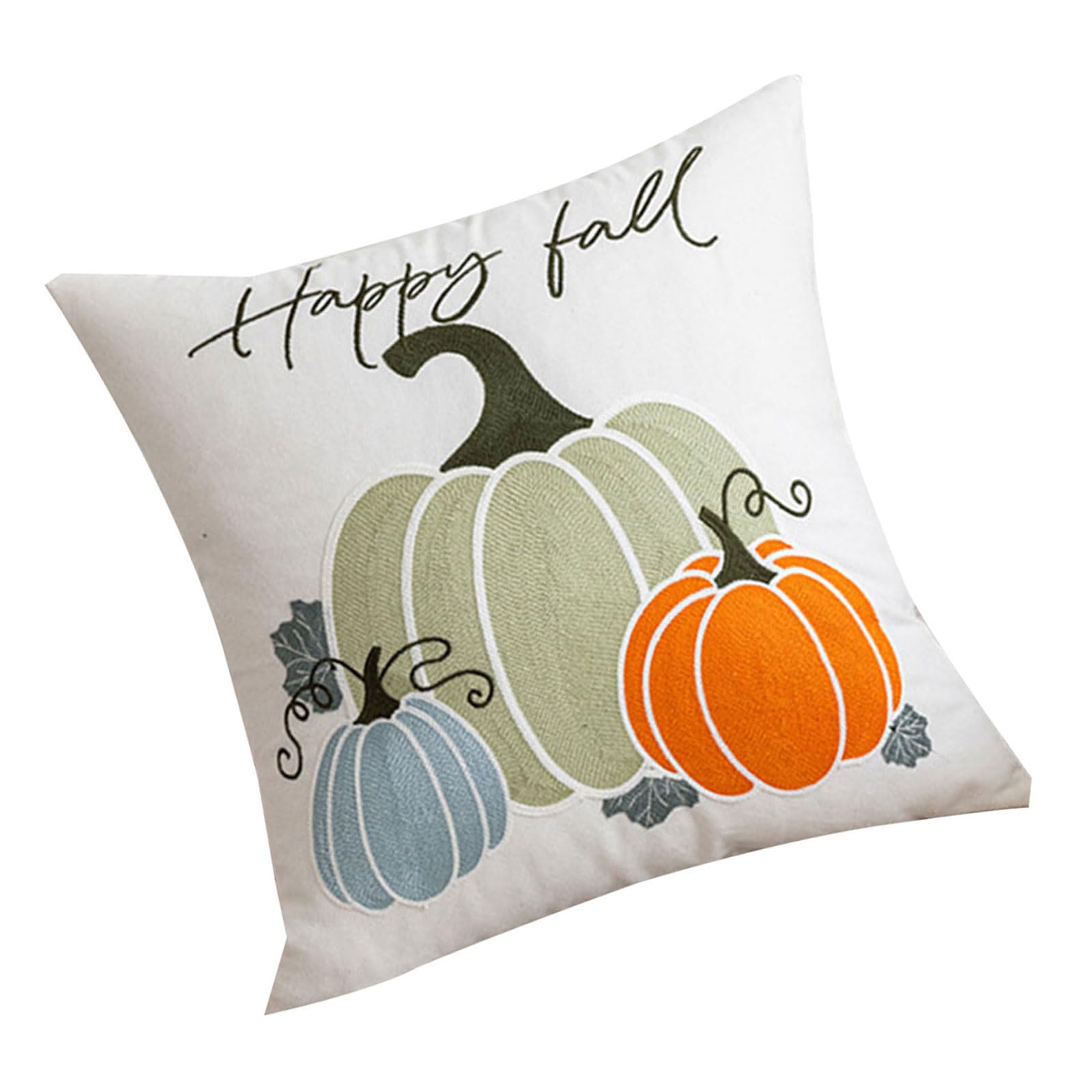 carotoe Pillowcase Poly Cotton Pumpkin Embroidery Pillow Covers Throw Pillow Covers for Harvest Holiday Decoration 1PC Seasonal Decoration