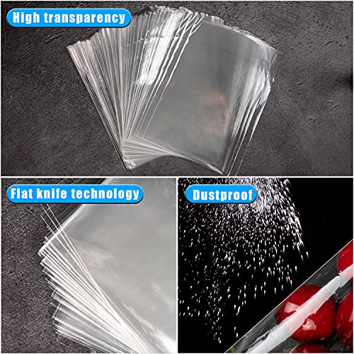Labeol 300Pcs Cellophane Bags 6X9 5X7 4X6 Cellophane Treat Bags With Ties Goodie Bags Clear Gift Bags Candy Bags Cookie Bags Party Favor Bags For Packaging #TOP1