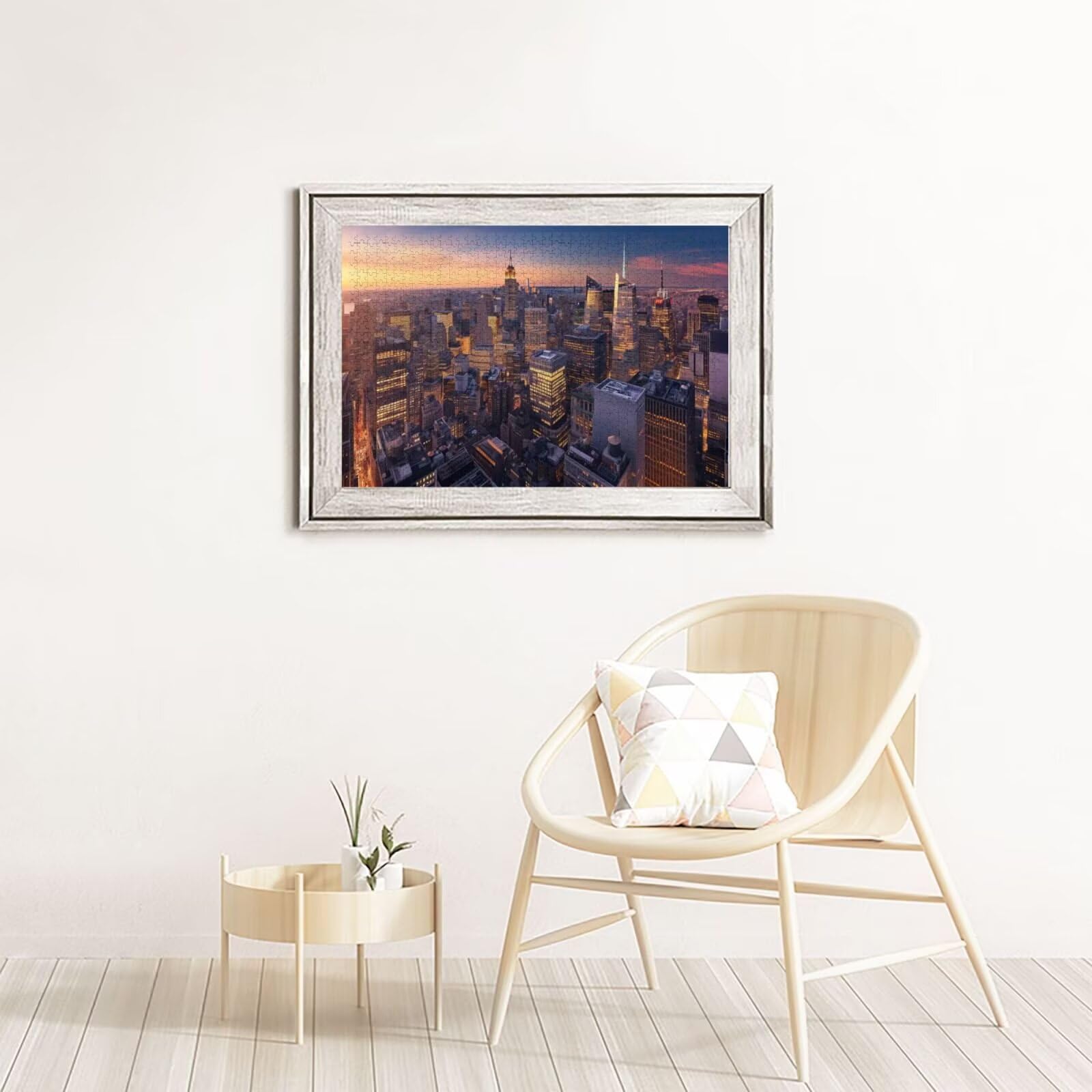 Puzzles Paisaje 1000 Adultos, Puzzle Ciudad con Cajas y Cartel, Juego Clásico de Puzzle Arte para Entretenimiento Adultos, Regalos de Decoración del Hogar para Pasatiempos Creativos de Mujeres 2T-992