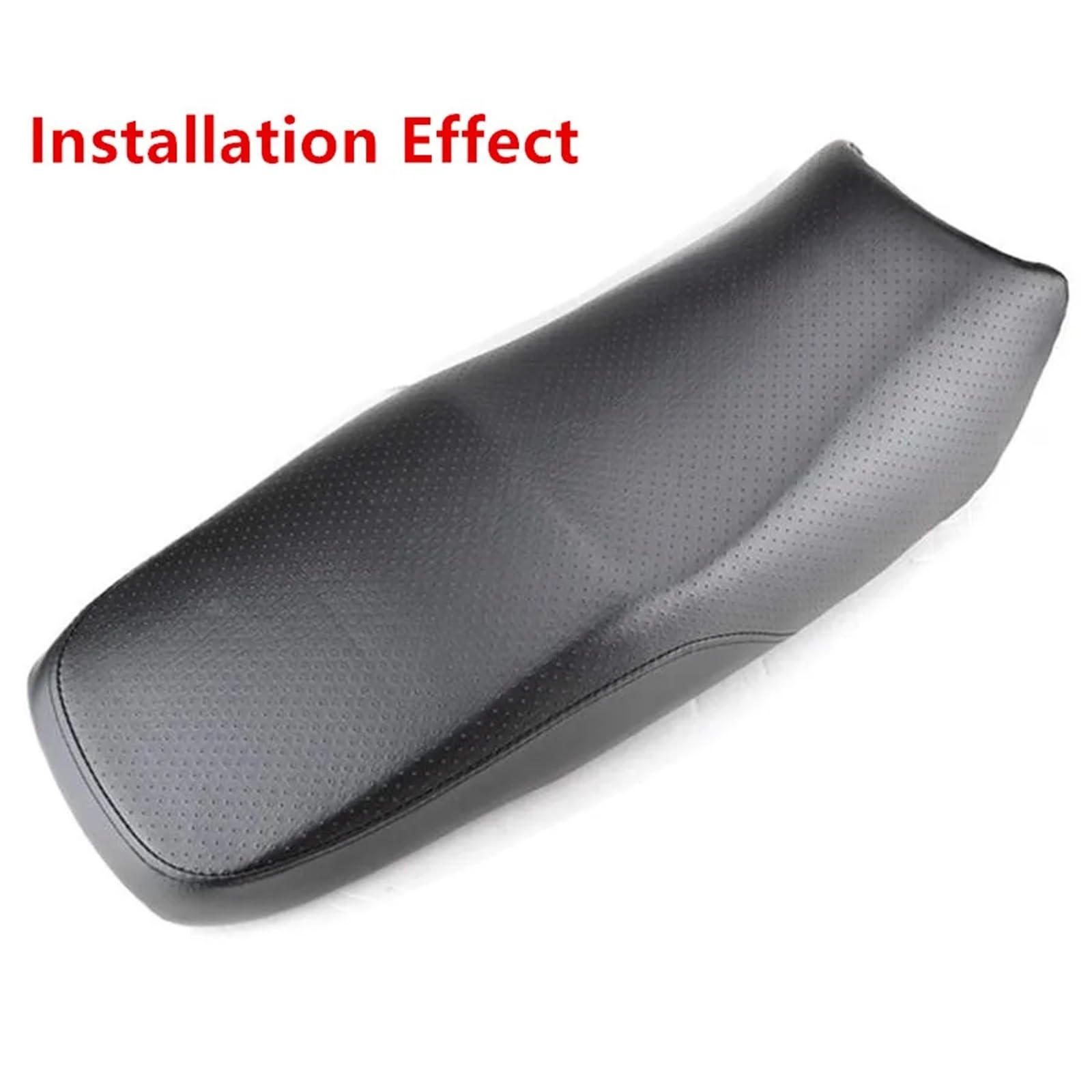 Funda Asiento Moto Asiento Protector De Funda de Asiento de Cuero sintético para Motocicleta, Color Negro, Resistente al Agua, para Yamaha YBR 125 YBR 125 2005-2009