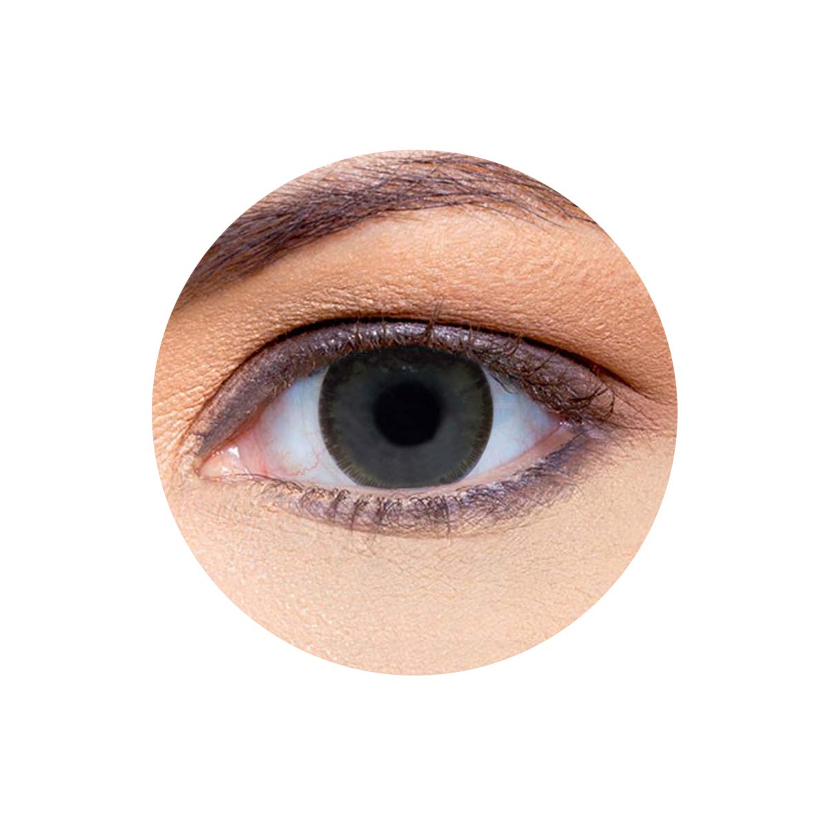 Anesthesia Anesthetic Lima Unisex Contact Lenses, Anesthesia Cosmetic Contact Lenses, 6 Months Disposable- Anesthetic Lima (Lime with Hazel Grey Color)