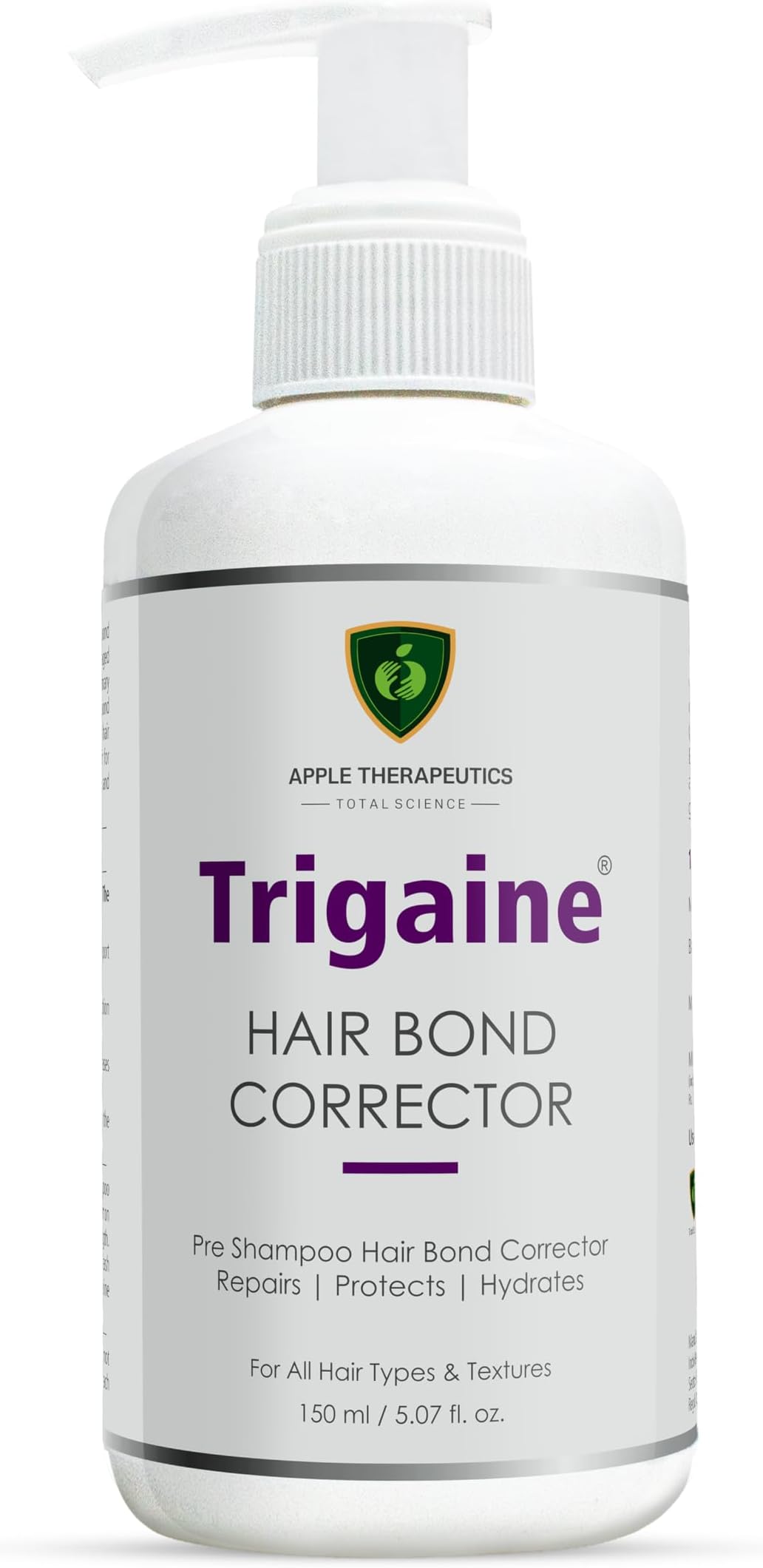 Trigaine Hair Bond Repair Pre Shampoo (150ml) Pre-Shampoo Treatment To Restore & Strengthen, Prevents Hair Breakage & Frizz With Rosemary, Dual Polyquaternium & Lactic Acid