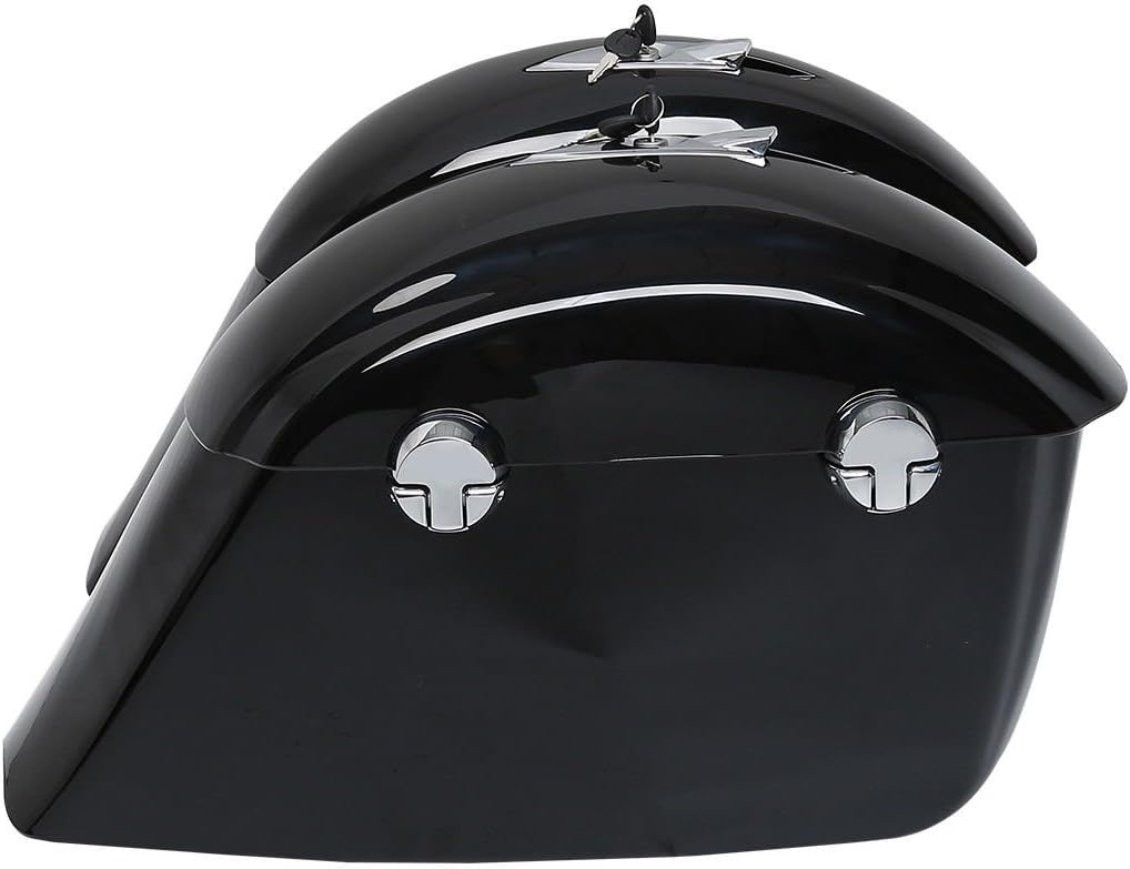 TCMT Saddle Bag W/Electronic Latch Fits For Indian 2015-2025 Roadmaster 2016-2025 Springfield 2014-2018 Chieftain 2018-2020 Chieftain Classic 2018-2020 Roadmaster Elite 2017-2018 Chieftain Elite