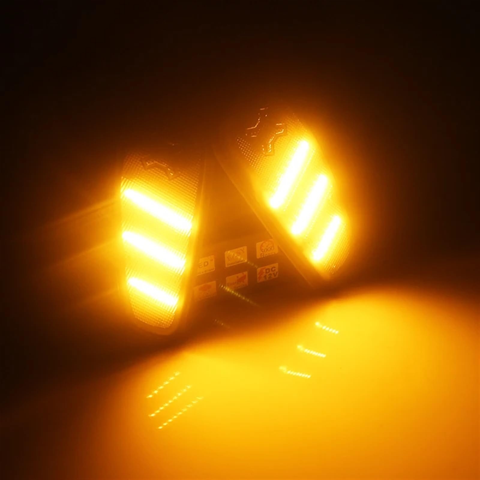 Intermitentes Dinamicos LED Para Jeep para Renegade 2015-up lente ahumada bombilla LED ámbar indicador lateral delantero Kit de luces laterales 12V (Color : Smoked Lens white)