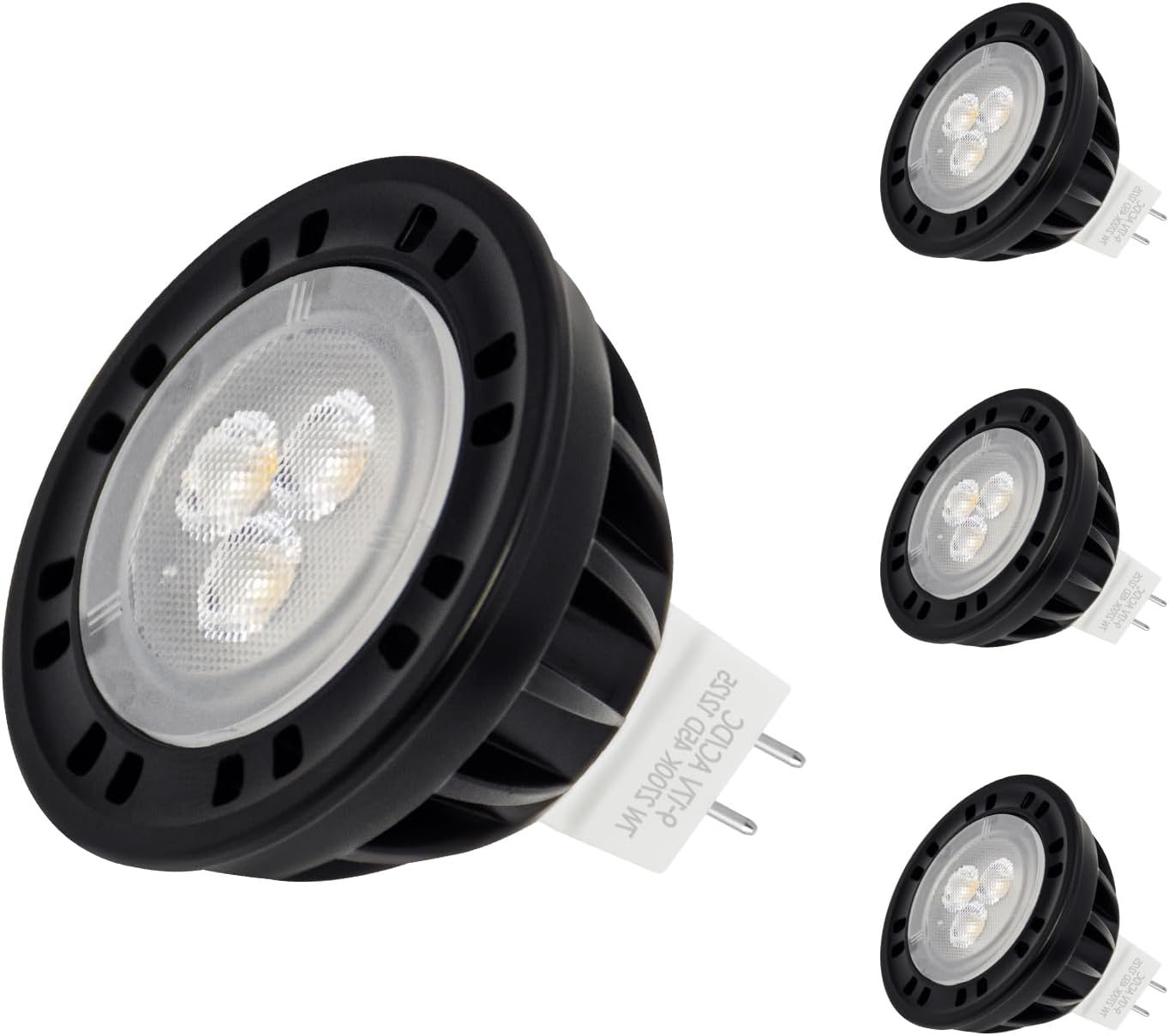 COLOER 7W MR16 LED Light Bulb 12V 2700K Warm White 4 Pack | 600 Lumens, 45° Beam Angle, Die-cast Aluminum Housing, 7W LED Bulb, 50,000-hour lifespan