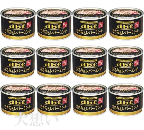 デビフ 缶詰 犬用栄養補完食 ささみ&レバーミンチ 150g×12缶セット (3)
