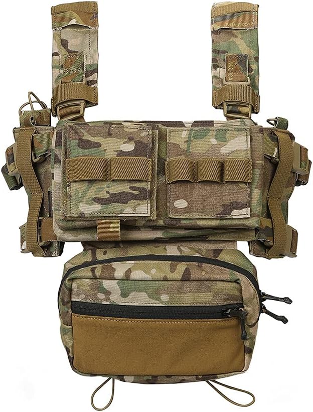 EMERSONGEAR tac Micro Fight Chissis MK3 Modular Vest for Airsoft Paintball Cosplay