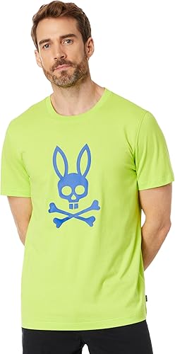 Psycho Bunny Posen Matte Graphic Tee Acid Lime 2XL (US Hombre 8), Verde lima (Acid Lime)