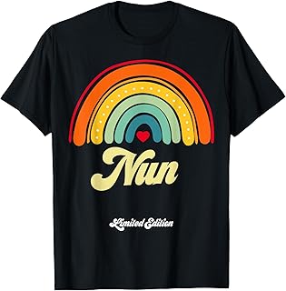 Nun Vintage Retro Funny Job Title Birthday CoWorker T-Shirt