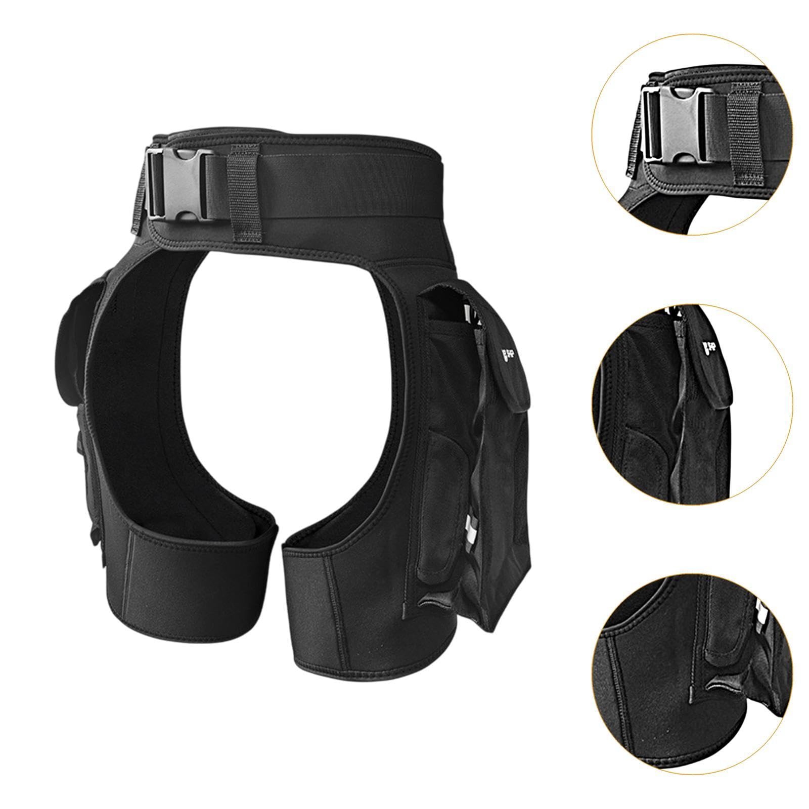 Shorts de Plongée en Néoprène 3 Mm avec Technologie à Sec Rapidement, Pantalon Court de Plongée avec Poches Latérales, Confortable et Résistant, pour Plongée, Snorkeling, Surf et Kayak