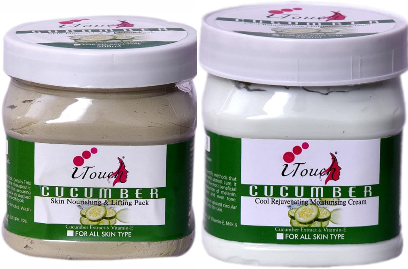 Cucumber Pack 500 Ml + Cucumber Cream 500 Ml ( Pack Of 2 x 500 ml )