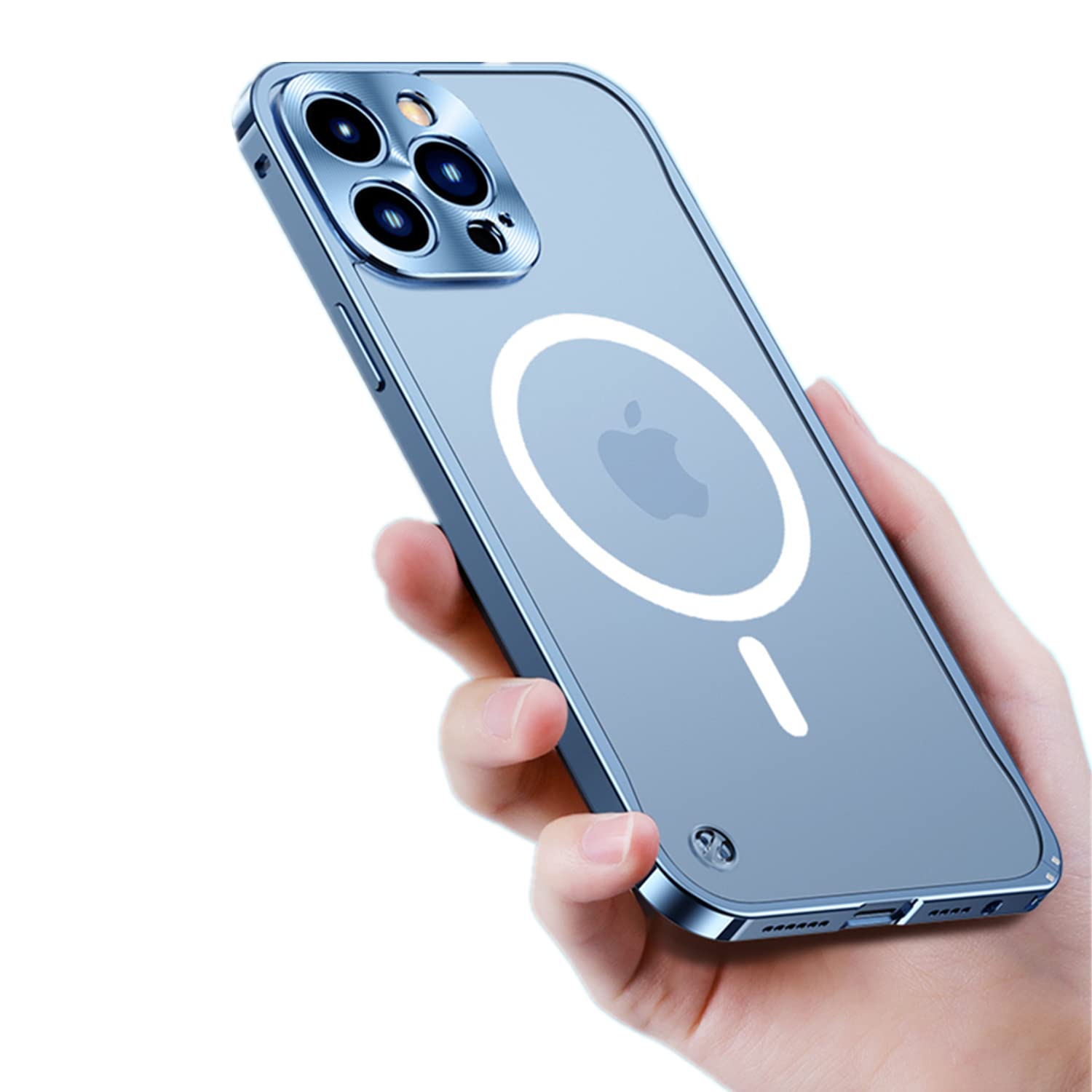 iPhone 14 plus 傷に強い背面 ワイヤレス充電　MagSafe iPhone14plus Magsafe対応 傷に強い背面 ワイヤレス充電クリア - メルカリ