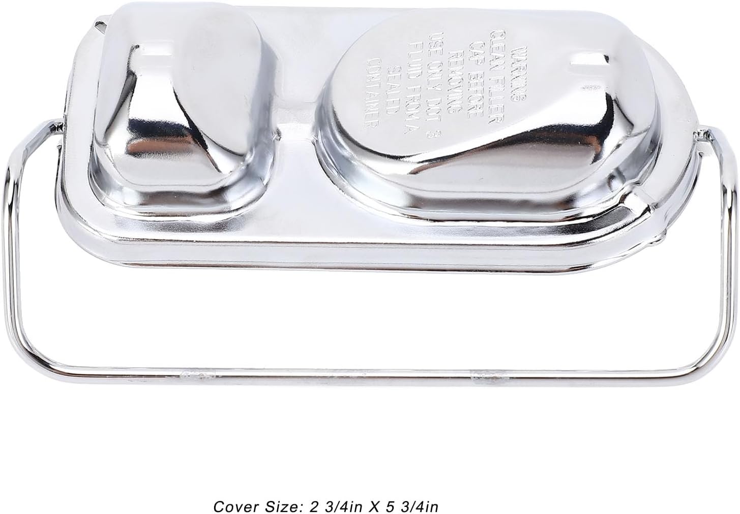 Stainless Cylinder Cover Master Cylinder Cover Brake Master Cylinder Cover With Bail for 1973 To 1983