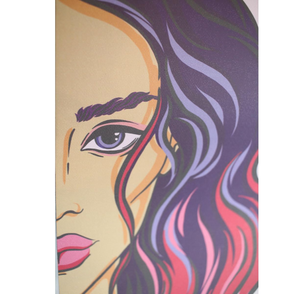 EL YOGA MOLA - Tappetino yoga Lotus Woman di alta qualità, vegano e antiscivolo dal design esclusivo. 183 x 68 cm, spessore 0,5 cm, tappetino morbido e confortevole per gli esercizi