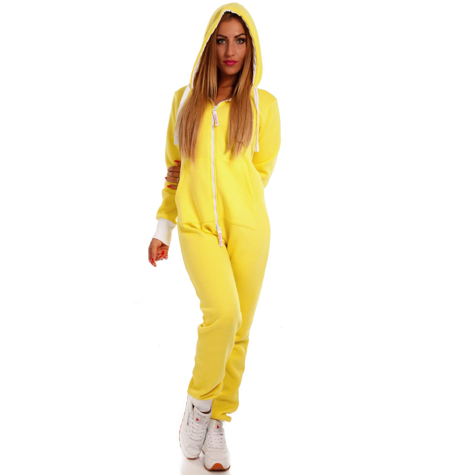 Crazy Age Combinaison basique pour femme - Combinaison intégrale - Une pièce - Combinaison douillette et chaude