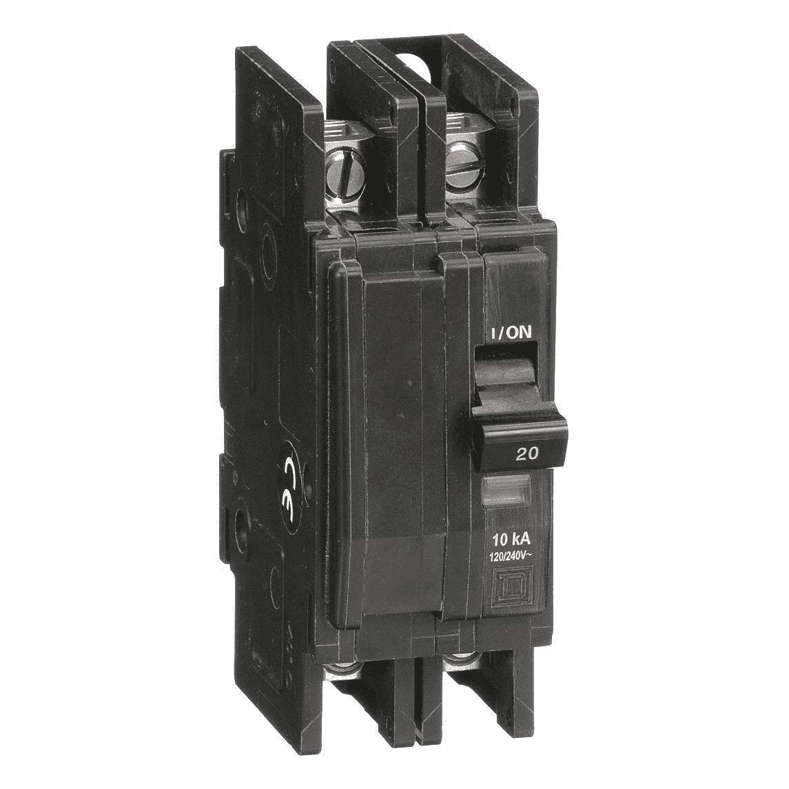 SQUARE D QOU-220 Molded CASE 2P 20A AMP 120/240V-AC Circuit Breaker B285509
