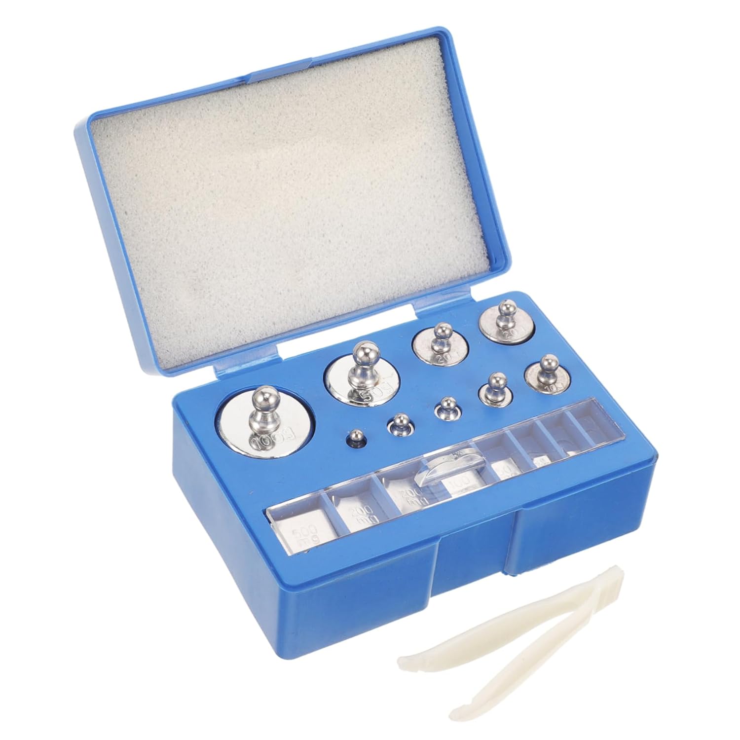 ABOOFAN Steel Calibration Weights (10mg-100g) Precision Weight Scale Kit for Classroom