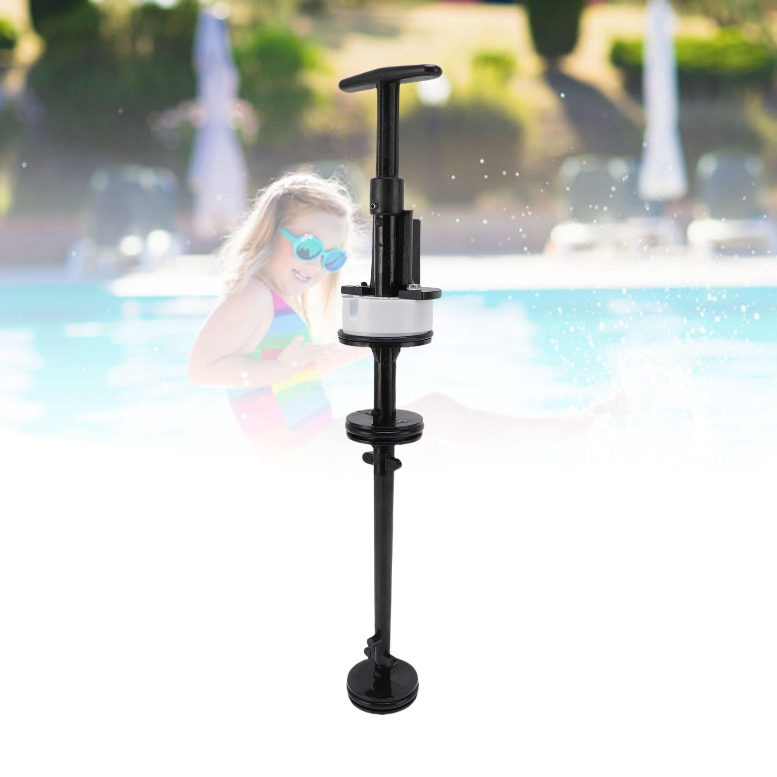 Generic Conjunto de Vástago de Pistón de Válvula de Retrolavado Material ABS Robusto Antideslizante para Reparación de Válvula de Spa de Piscina 16,3 Pulgadas