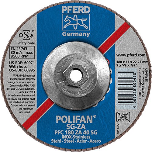 Disque à lamelles oxyde de zirconium PFERD 60995 à haut rendement