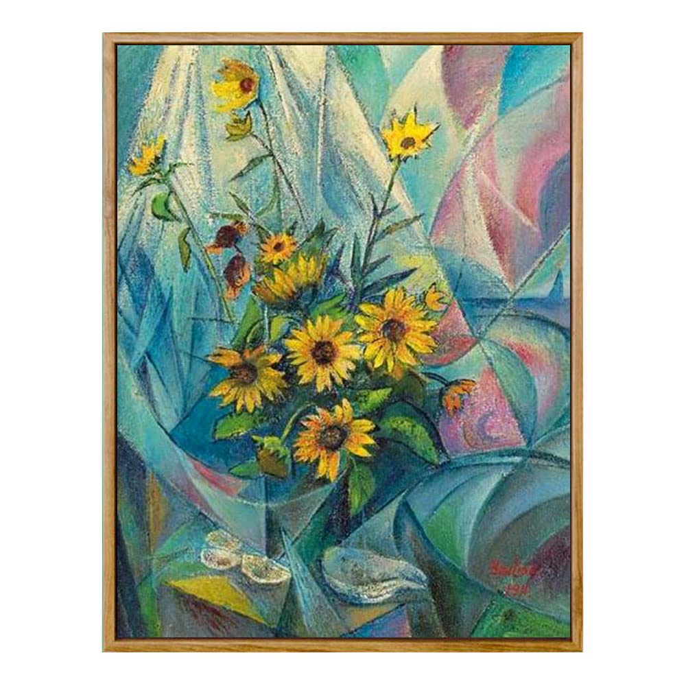 Amazon.co.jp: デビッド・ダビドビッチフラワーペインティング手描きアートの複製私たちのプロの画家手作りアクリル絵画50x75cm  20x30インチ : ホビー