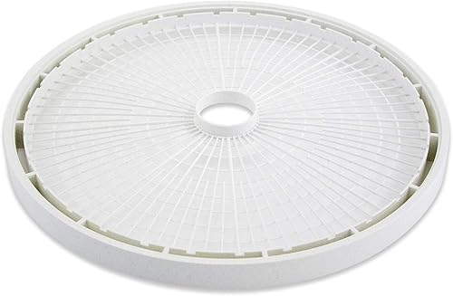 Miniatura 8 de NESCO TR-2 Bandejas redondas de plástico blanco de 15 12 pulgadas para adaptarse a deshidratadores de alimentos de la serie 1000 paquete de 2