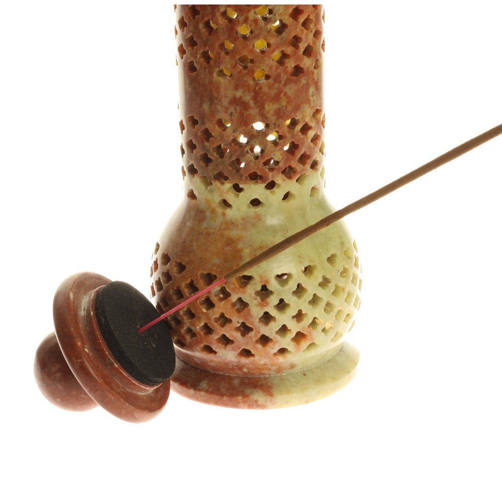 RAMAKRISHNANANDA Tower Incense Burner Genie, 1 EA