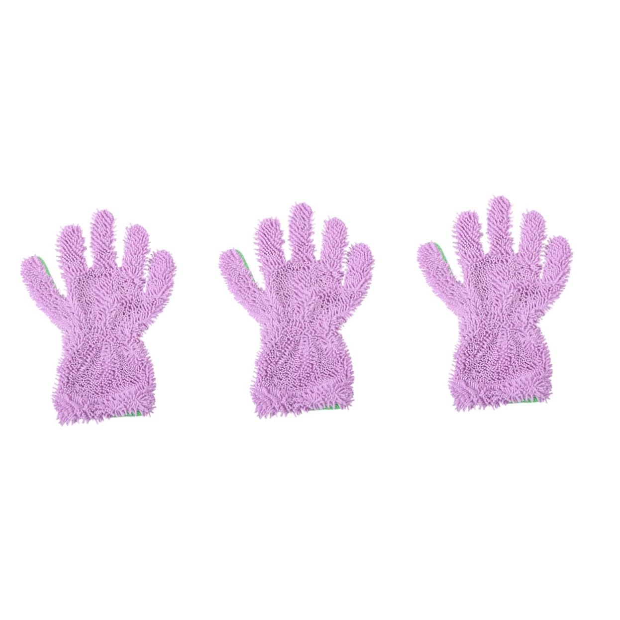 Guante Limpieza 3 Piezas Guantes De Lavado Automático Guante De Lavado De Autos Guante De Limpieza del Coche Guantes De Lavado De Autos