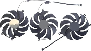 95MM PLD10020S12H DC12V 0.65A 4-Pin Graphics Card Fan , Compatible for Gigabyte ,Radeon ,RX 7900 XTX Gaming FanLeft Fan