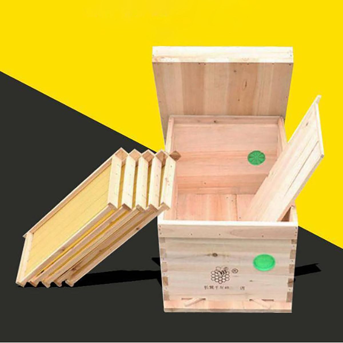 Amazon.co.jp: Xixining 巣箱 蜂ハイブ ミツバチ 標準7枠 養蜂箱