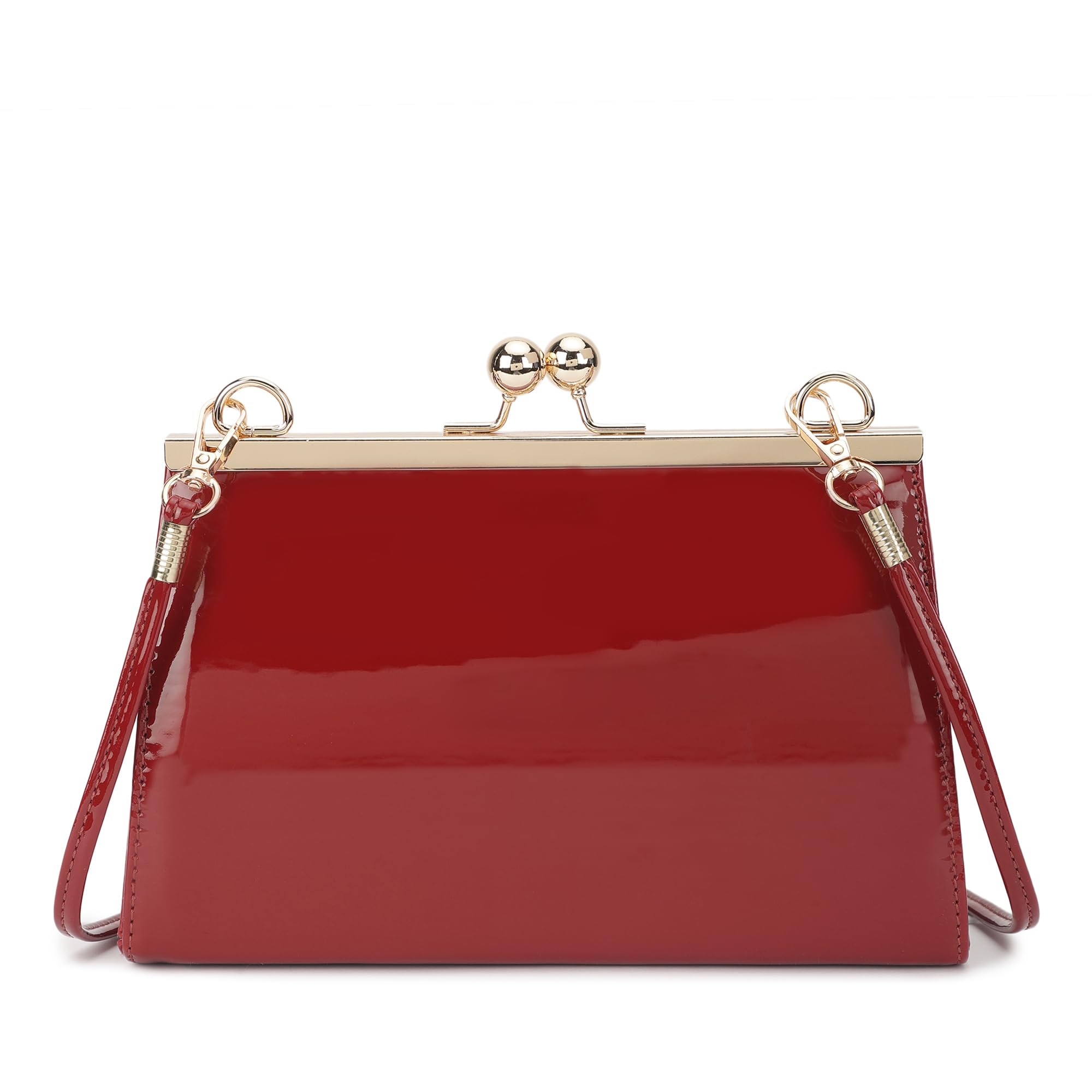 Fastrack Party Clutch For Womens, Ladies And Girls | Comes With Detachable Chain Strap |Made Up Of Semi Pu Leather, Red (B0D9BLL6JY) Amazon Price History, Amazon Price Tracker