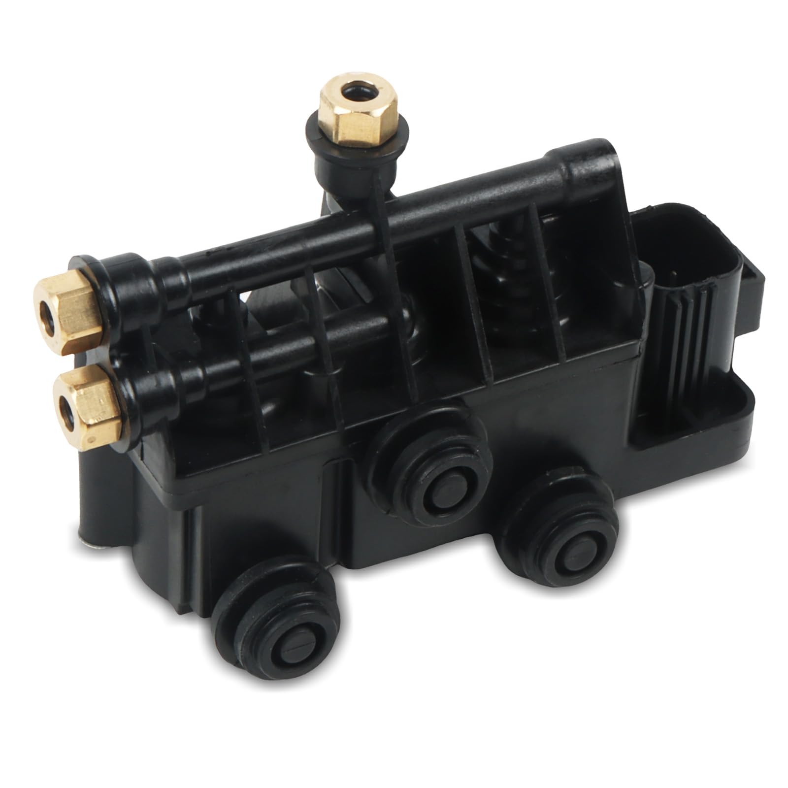 Air Suspension Valve Block Fits for Land Rover LR3 2005-2010 LR4 2010-2016 Range Rover Sport 2006-2013 Rear Air Suspension Solenoid Valve Replace OE RVH000095 RVH500060 RVH500050 RVH000055