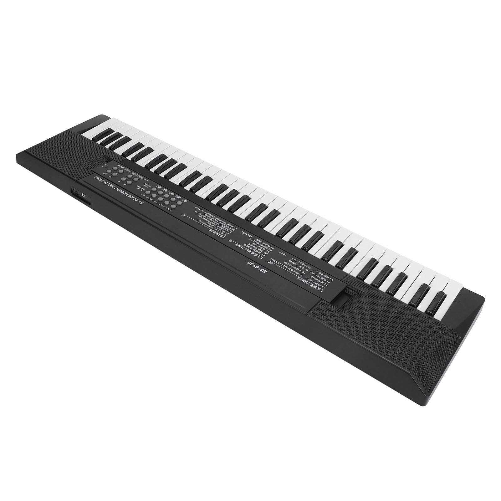 CHICIRIS Pianoforte con Tastiera Elettronica a 61 Tasti, Pianoforte Musicale Digitale Portatile con Microfono, Giocattolo Musicale Educativo per Bambini Principianti 3 4 5 6 7 8 Anni