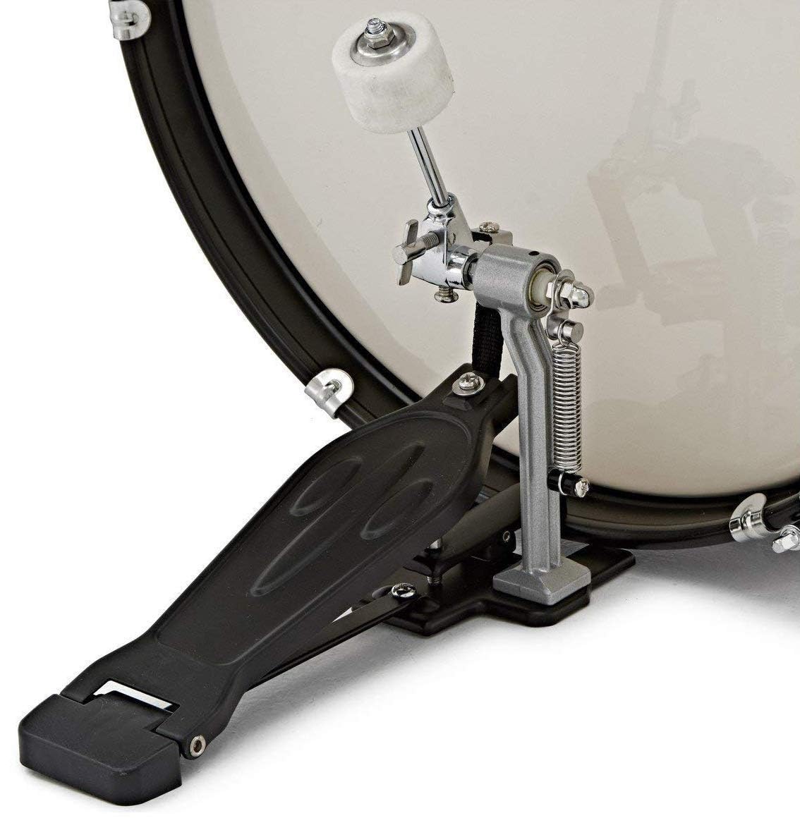 ROCKSTAR - Batería Infantil Fabricada de Madera 1044WR Instrumento Musical Asiento Pedal de Bombo y Baquetas