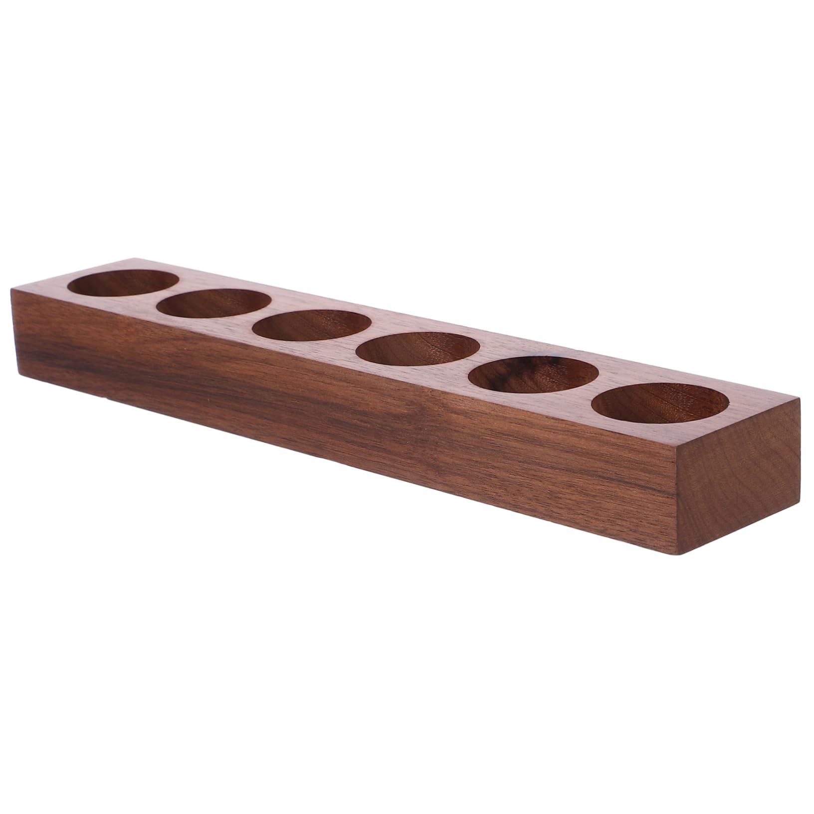 Cabilock Supporto Per Provette in Legno Per Chicchi Di Caffè 5 Pezzi Robusto E Versatile Espositore Per Provette
