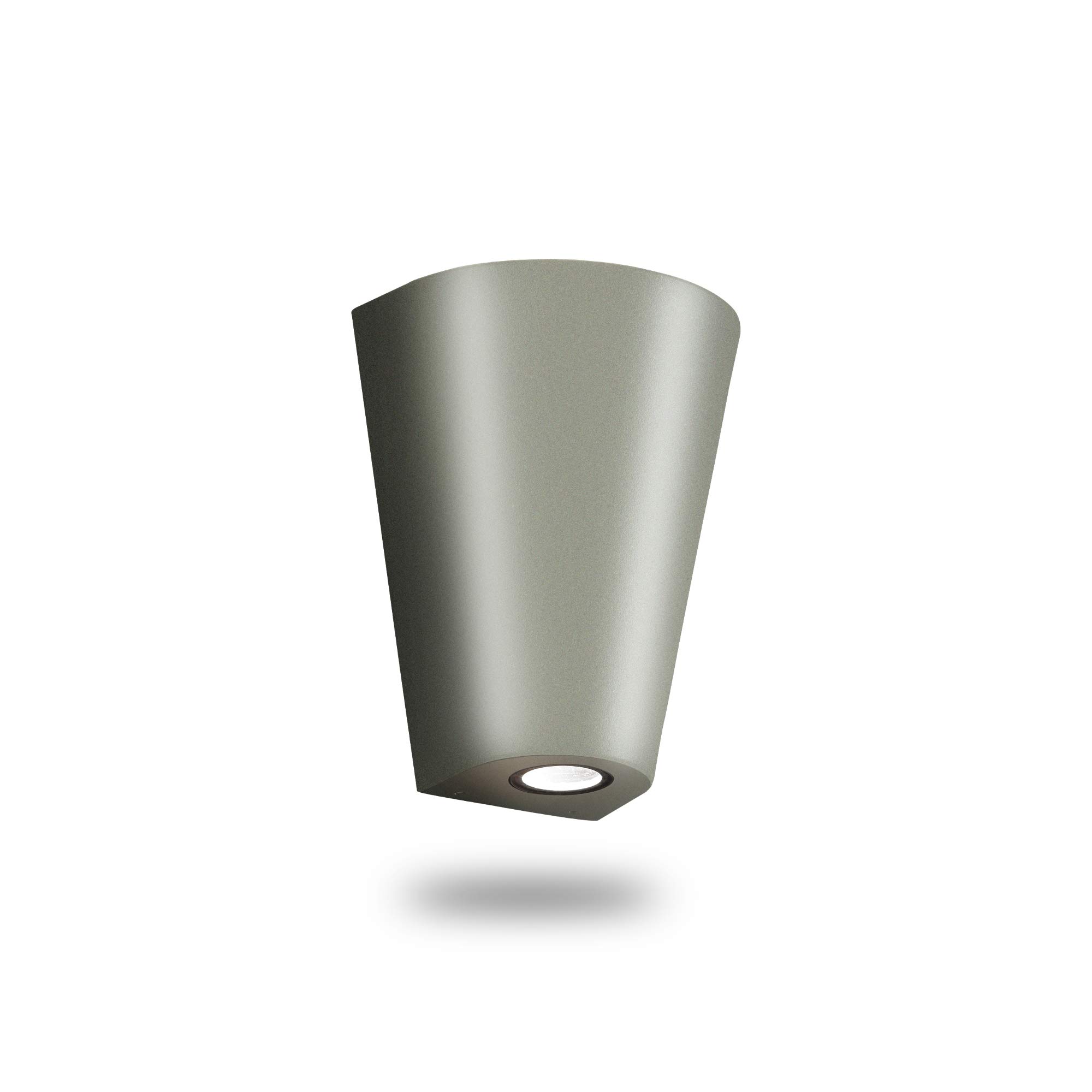 Auraglow Indoor/Outdoor Double Wall Up & Down Light - Silver - Fitting Only